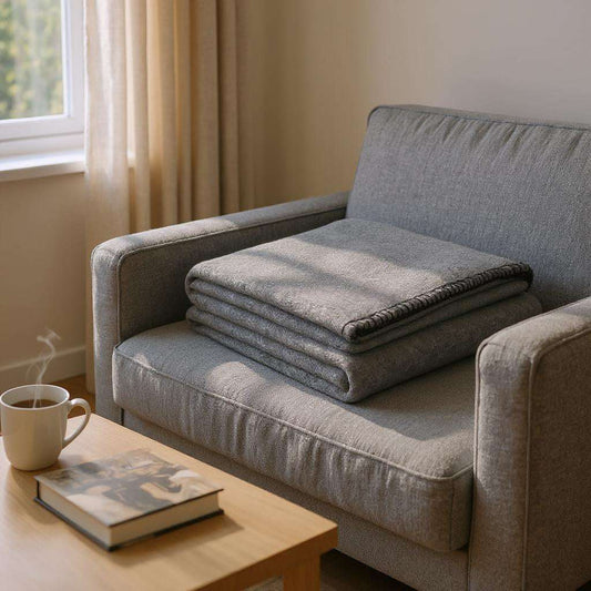 Institutional & Military Wool Blanket in Grey (Case of 15)