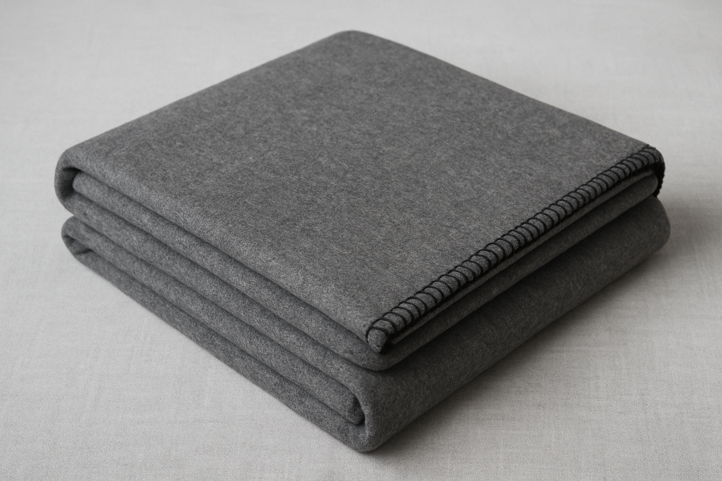Institutional & Military Wool Blanket in Grey (Case of 15)