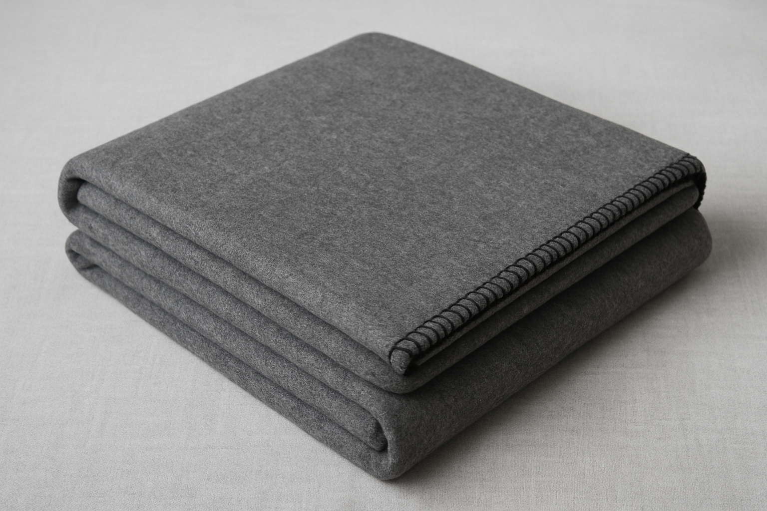 Institutional & Military Wool Blanket in Grey (Case of 15)