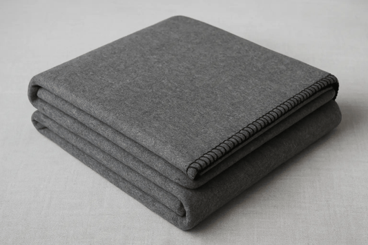 Institutional & Military Wool Blanket in Grey (Case of 15)